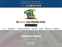 Tablet Screenshot of bigtprinting.com